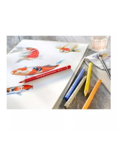 Boîte Métal 12 crayons De Couleurs Aquarellables Faber-Castell Boîte Métal 12 crayons De Couleurs Aquarellables Faber-Castell