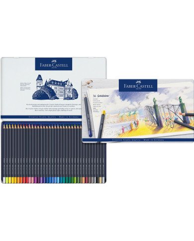 Le Libr'air - Boîte Métal de 36 Crayons de couleur Goldfaber -Faber Castell - Tunisie Le Libr'air - Boîte Métal de 36 Crayons de couleur Goldfaber -Faber Castell - Tunisie