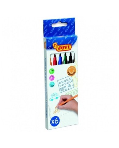Jovi 6 Feutres Super Lavables Réf 1606
