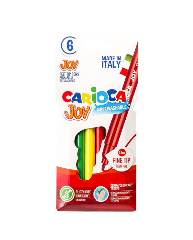 Pochette De 6 Feutres CARIOCA Joy