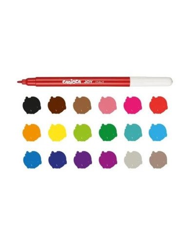 Pochette De 18 Feutres CARIOCA Joy