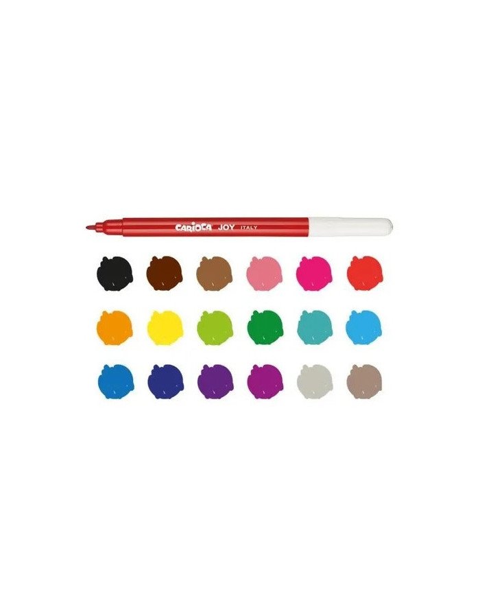 Pochette De 18 Feutres CARIOCA Joy
