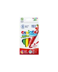 Pochette De 6 Feutres CARIOCA Jumbo
