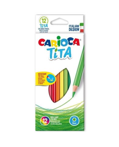 Boite 12 Crayons De Couleur TITA CARIOCA