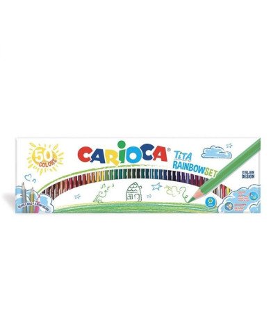 Boite 50 Crayons De Couleur TITA CARIOCA