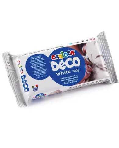 Pate Autodurcissante 500G Blanche CARIOCA Pate Autodurcissante 500G Blanche CARIOCA