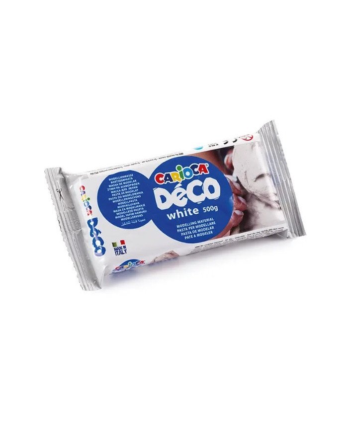 Pate Autodurcissante 500G Blanche CARIOCA Pate Autodurcissante 500G Blanche CARIOCA