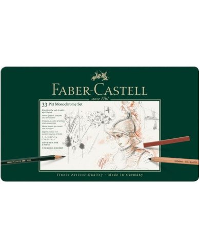 Le Libr'air - Coffret Pitt Monochrome, boîte de 33 - Faber Castell - Tunisie Le Libr'air - Coffret Pitt Monochrome, boîte de 33 - Faber Castell - Tunisie