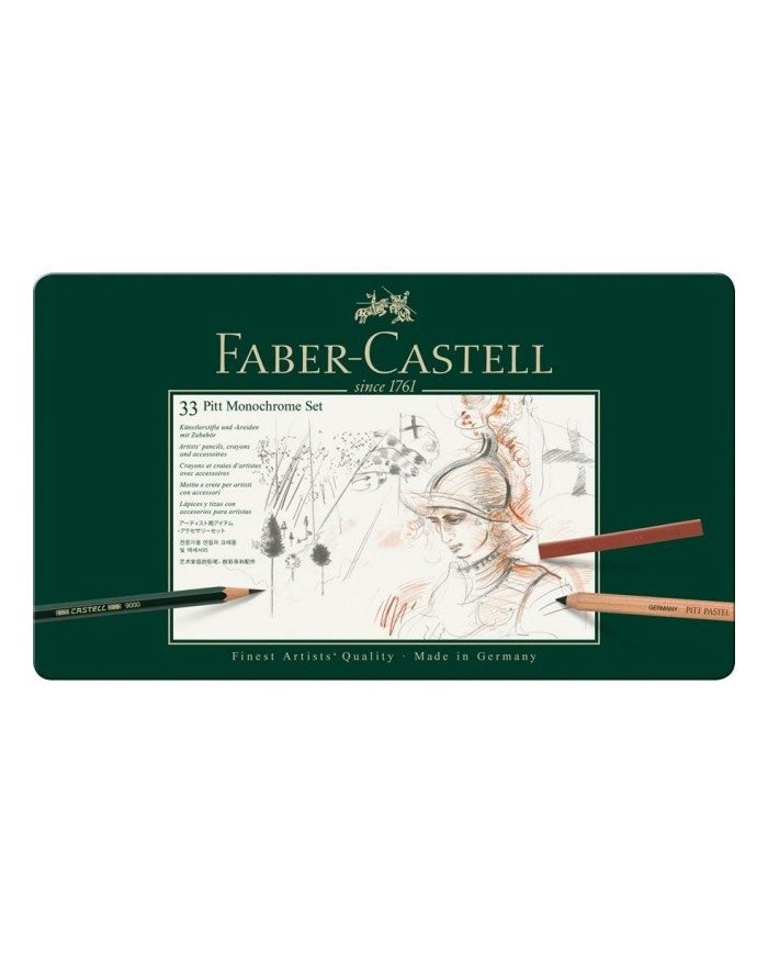 Le Libr'air - Coffret Pitt Monochrome, boîte de 33 - Faber Castell - Tunisie Le Libr'air - Coffret Pitt Monochrome, boîte de 33 - Faber Castell - Tunisie