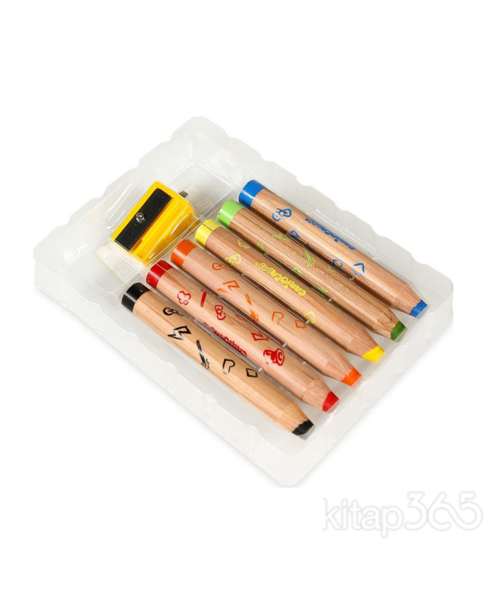 Paquet Crayons De Couleur Baby 3 En 1 CARIOCA Paquet Crayons De Couleur Baby 3 En 1 CARIOCA