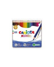 Boite Métal De 24 Crayons Aquarelle CARIOCA