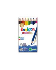 Boite Métal De 12 Crayons Aquarelle CARIOCA