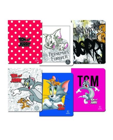 Cahier Brochure PP 17*22 - 192P - 90G - Tom & Jerry Selecta