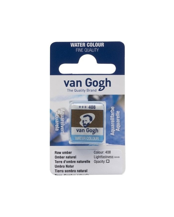 Peinture Aquarelle Fine Demi-Godet - 408 Terre D'Ombre Naturelle