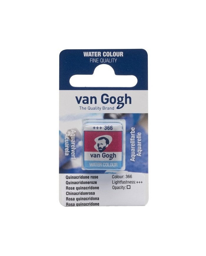 Peinture Aquarelle Fine Demi-Godet - 366 Rose Quinacridone
