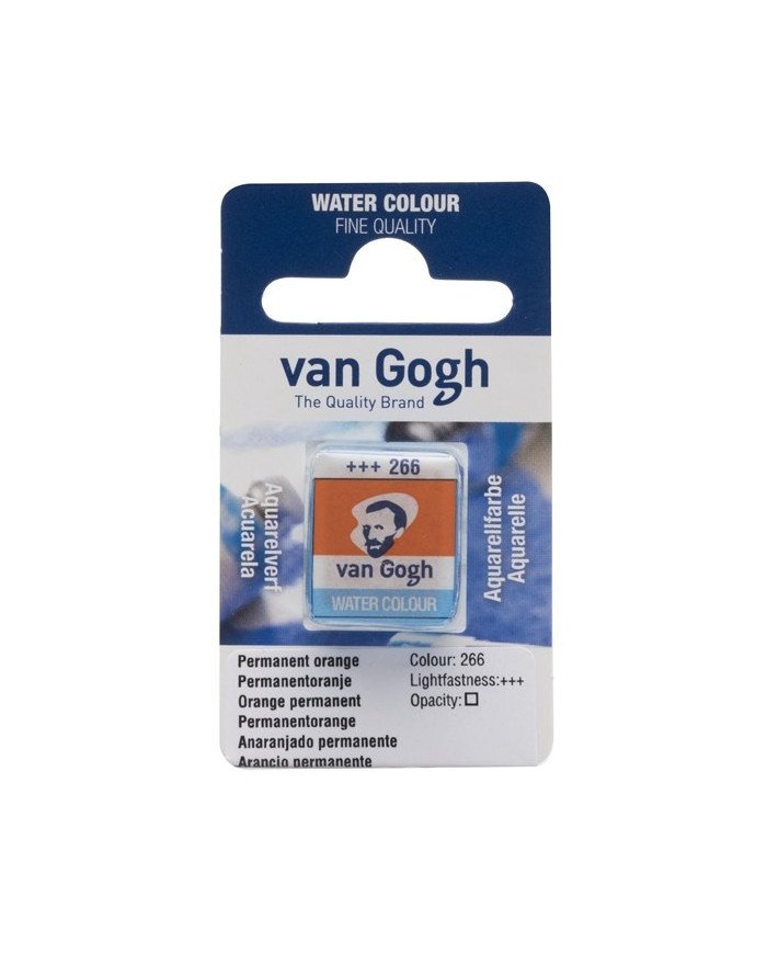 Peinture Aquarelle Fine Demi-Godet - 266 Orange Permanent