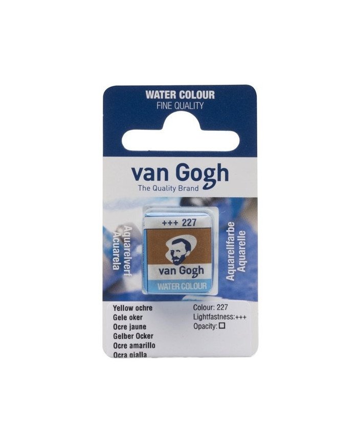 Peinture Aquarelle Fine Demi-Godet - 227 Ocre Jaune