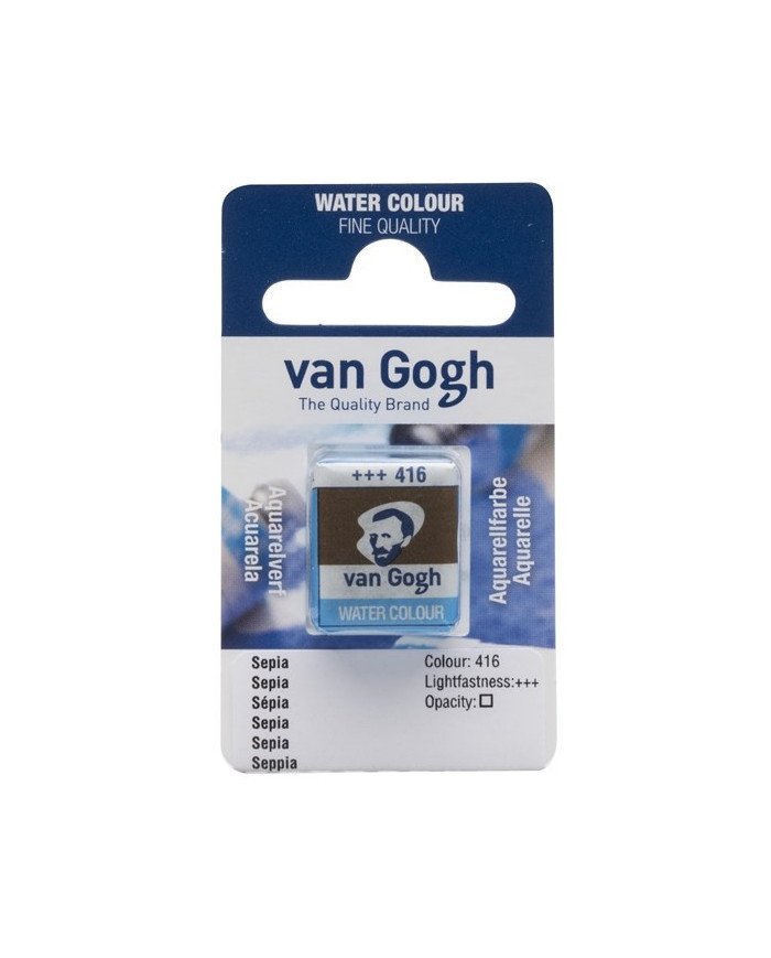 Peinture Aquarelle Fine Demi-Godet - 416 Sépia