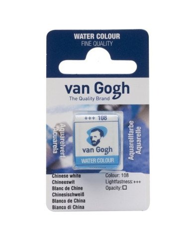 Peinture Aquarelle Fine Demi-Godet - 108 Blanc De Chine