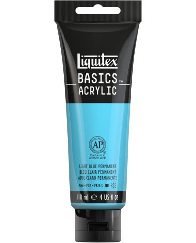 Liquitex Basics Acrylique Bleu Clair Permanent 770 - 118ML