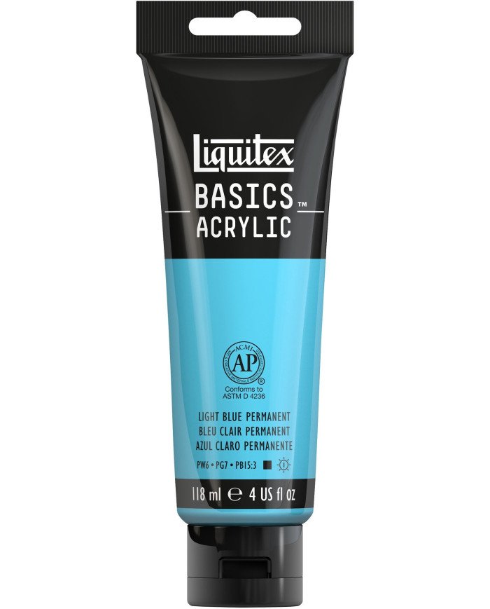 Liquitex Basics Acrylique Bleu Clair Permanent 770 - 118ML