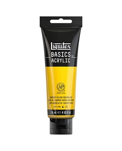Liquitex Basics Acrylique Jaune De Cadmium Moyen 830 - 118ML