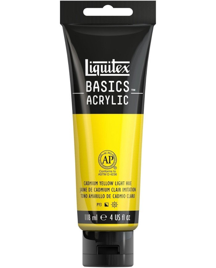 Liquitex Basics Acrylique Jaune De Cadmium Clair 118ML