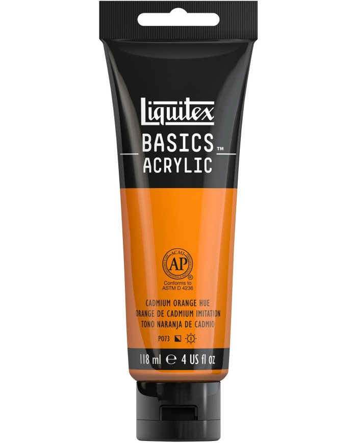 Liquitex Basics Acrylique Orange De Cadmium 118ML