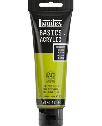 Liquitex Basics Acrylique Vert Olive Clair 118ML