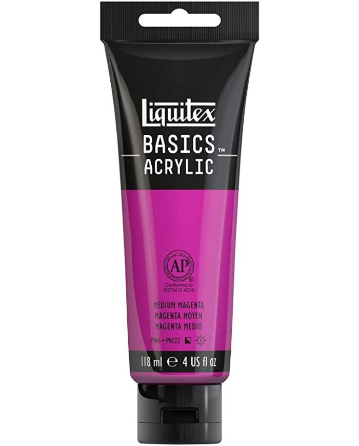 Liquitex Basics Acrylique Magenta Moyen 118ML