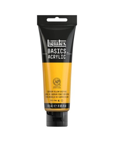 Liquitex Basics Acrylique Jaune Cadmium Foncé 118ML