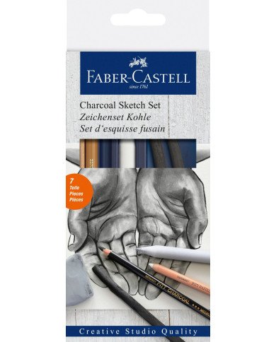 Le Libr'air - Ensemble de croquis au fusain - Faber Castell - Tunisie