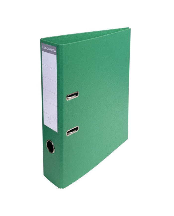 Classeur A Levier PVC A4 Dos De 70mm Vert EXACOMPTA