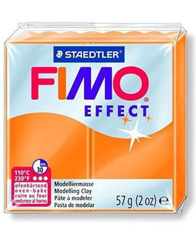 Pate Fimo Effect Orange Translucide 404 - 57G STAEDTLER Pate Fimo Effect Orange Translucide 404 - 57G STAEDTLER