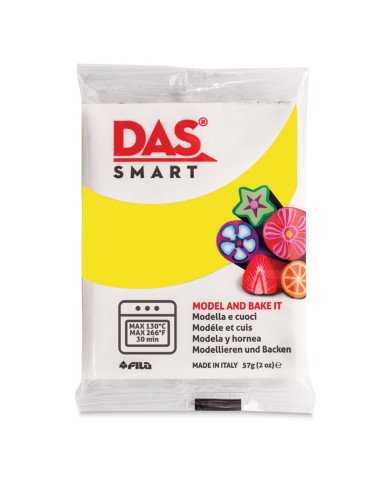 Pate Fimo DAS SMART Jaune Citron 57G Pate Fimo DAS SMART Jaune Citron 57G