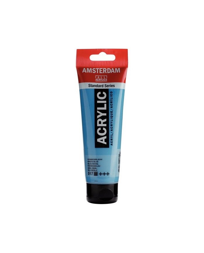 Le Libr'air - Standard Series Acrylique Tube 120 ml Bleu Royal 517 - Amstedam - Tunisie