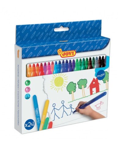 Boite 24 Feutres Maxi Lavables JOVI