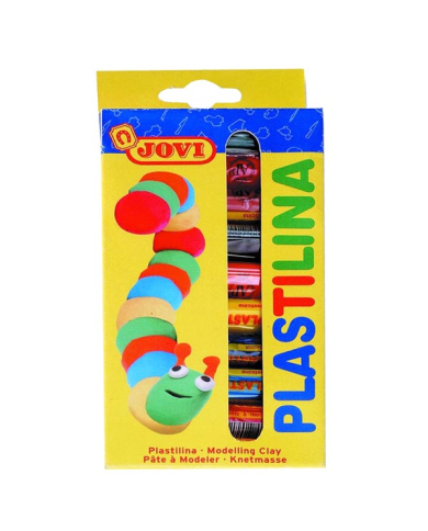 Pate A Modeler JOVI Plastilina 14G - 10Pièces Pate A Modeler JOVI Plastilina 14G - 10Pièces