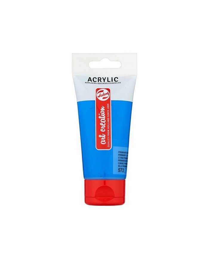 Tube De Peinture Acrylique Art Creation Talens 75ML Cyan Primaire