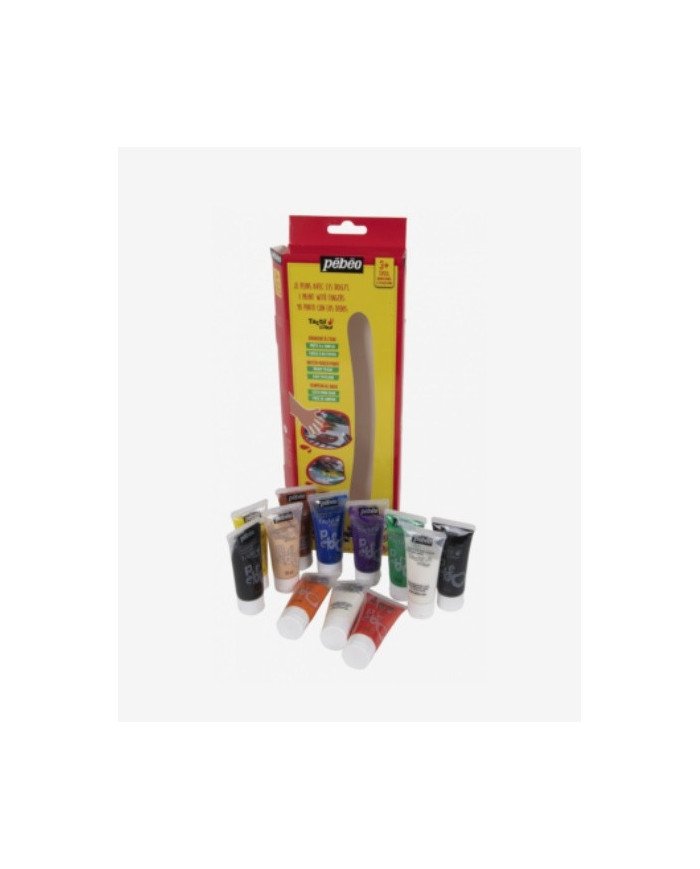 Kit Découverte Peinture Aux Doigts 12*20ML PEBEO