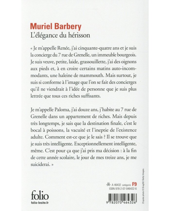 L'élégance du hérisson