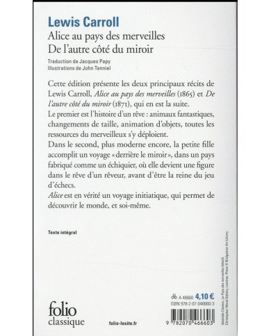 Alice au pays des merveilles - De l'autre côté du miroir