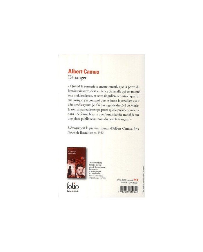 L'étranger - Albert Camus