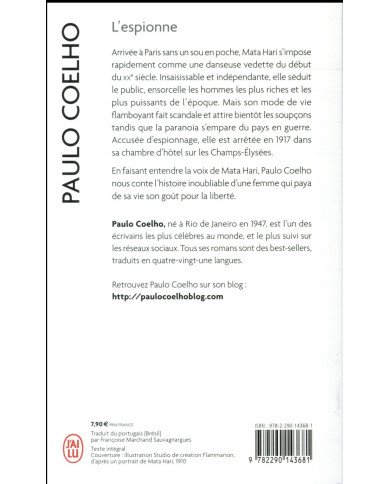 L'espionne - Paulo Coelho