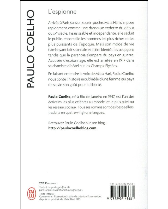 L'espionne - Paulo Coelho