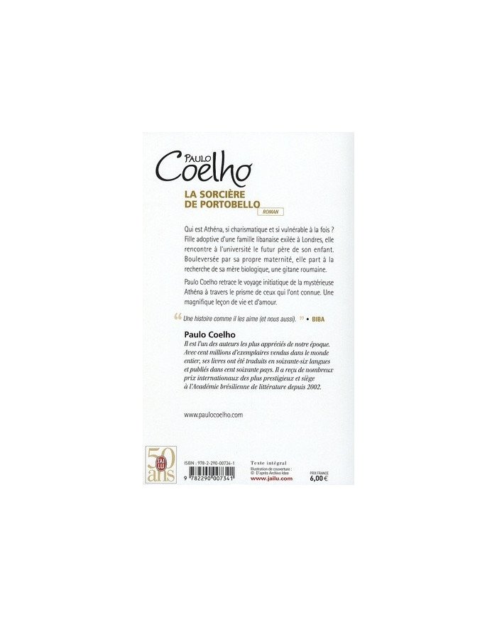 La sorcière de Portobello- Paulo Coelho La sorcière de Portobello- Paulo Coelho
