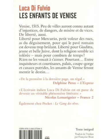 Les enfants de venise - Luca Di Fulvio