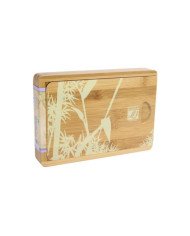 Coffret Aquarelle Fine - 12 1/2 Godets Bambou Naturel