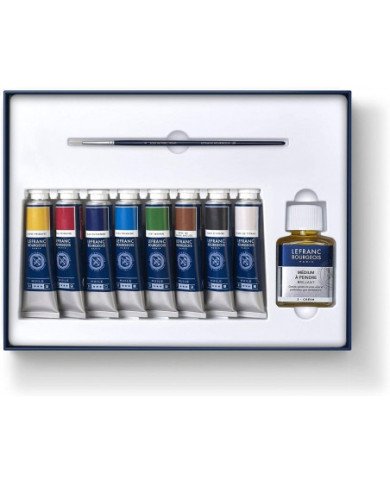 Coffret De Peinture A L'huile Fine - 8 Tubes - Lefranc & Bourgeois Coffret De Peinture A L'huile Fine - 8 Tubes - Lefranc & Bourgeois