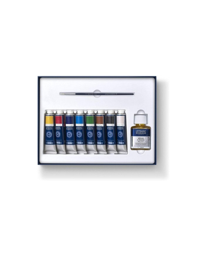 Coffret De Peinture A L'huile Fine - 8 Tubes - Lefranc & Bourgeois
